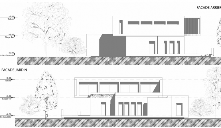 Arrière de façade Camille