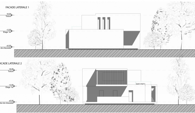 Avant de façade Camille