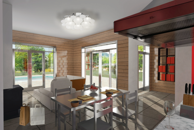 Maison Sonia intérieur salon Archionline