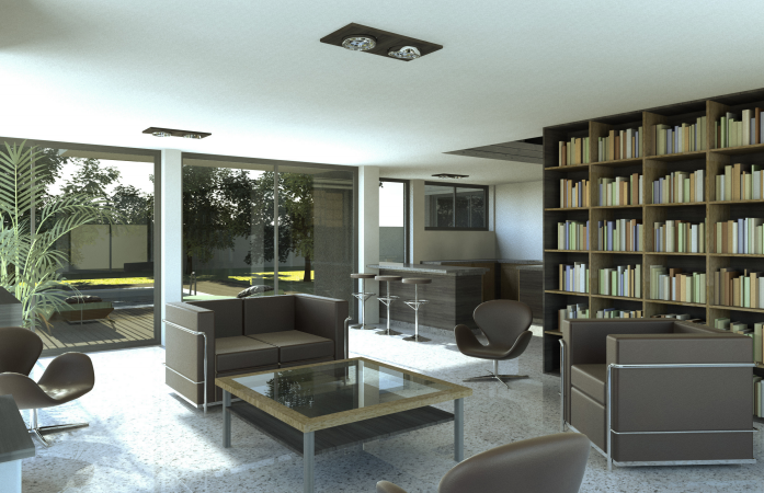 Intérieur maison Gallegos archionline