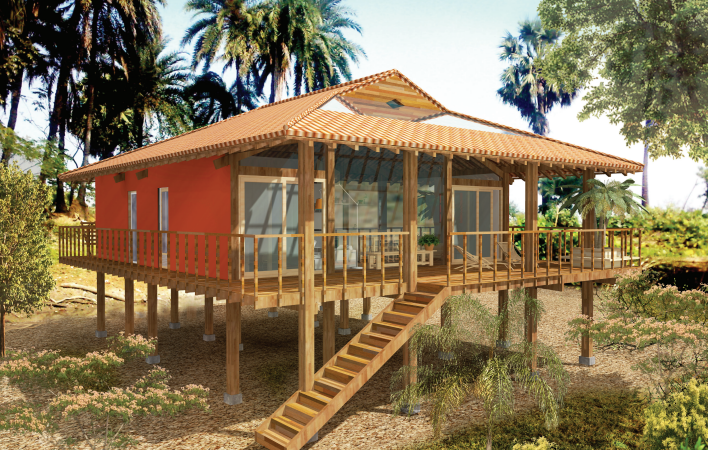 Extérieur maison Pattaya Archionline