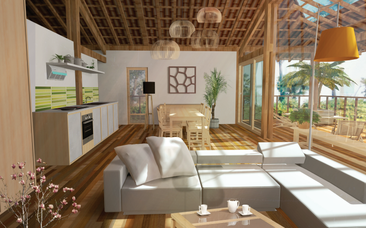 Intérieur maison Pattaya Archionline