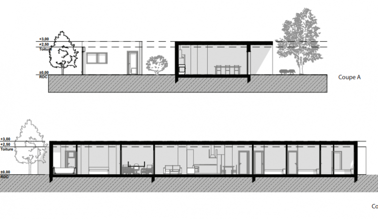 Maison teddy archionline plan de coupe