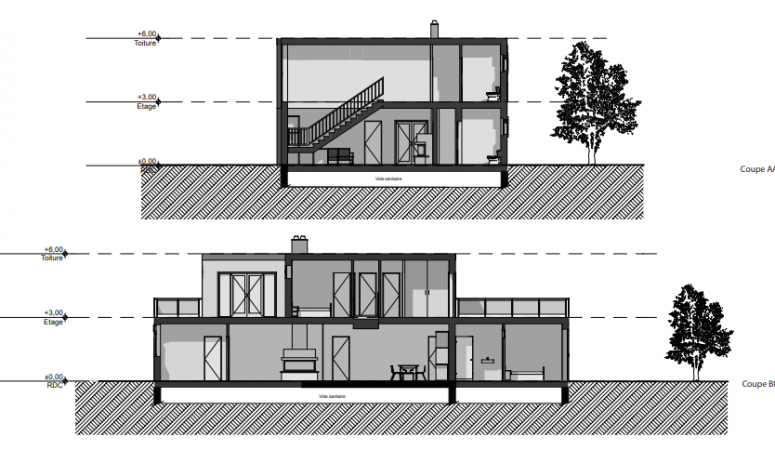 Maison Trebuchet archionline coupe