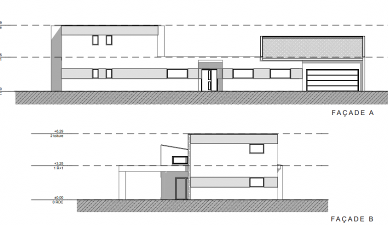 Façade maison babino archionline