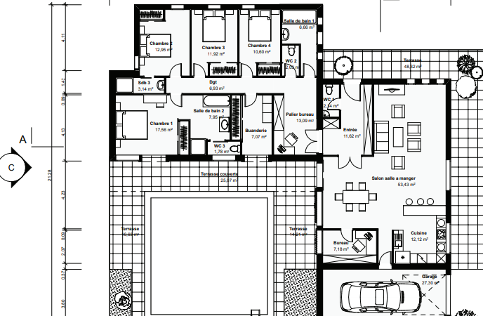 Plan intérieur Archionline Adela