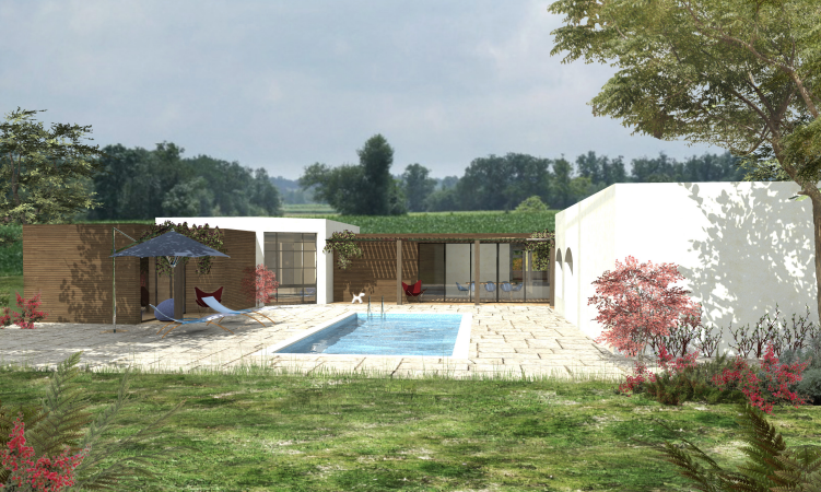 Vue extérieure Villa Lecce Archionline