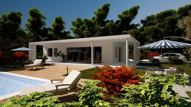 Extérieur Villa Meleze Archionline