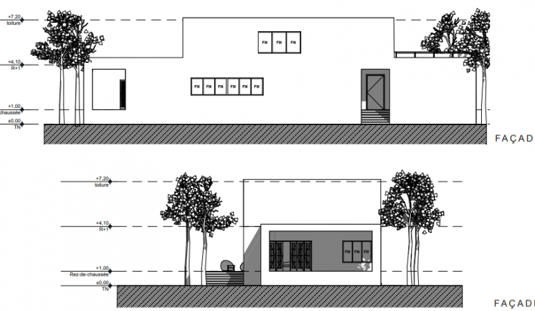 Façade Sorobaca archionline