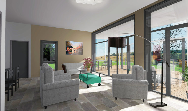 Intérieur maison Ambre Archionline